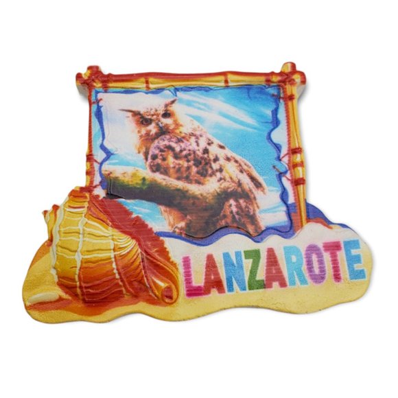 Lanzarote Spain Souvenir Fridge Magnet Refrigerator Magnetic Gift Collectible 3D - Picture 1 of 4
